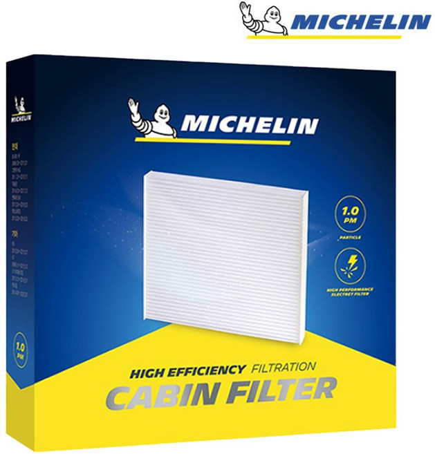 미쉐린 모닝SA (04.02-11.01) 에어컨필터 PM1.0, 1개, 4호 (CF-0104)