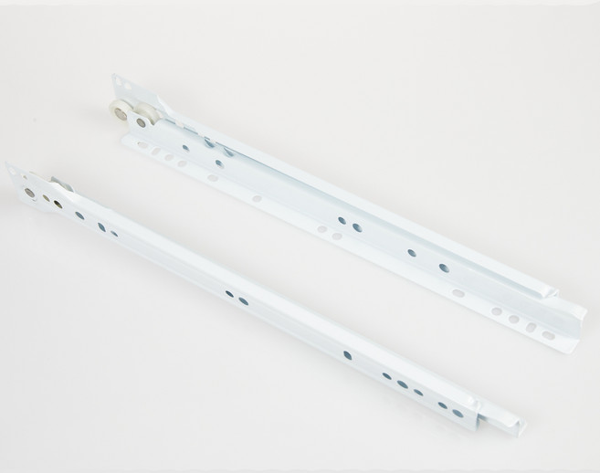 가구 서랍 레일 좌우 세트 철레일 300mm, 1개, 화이트