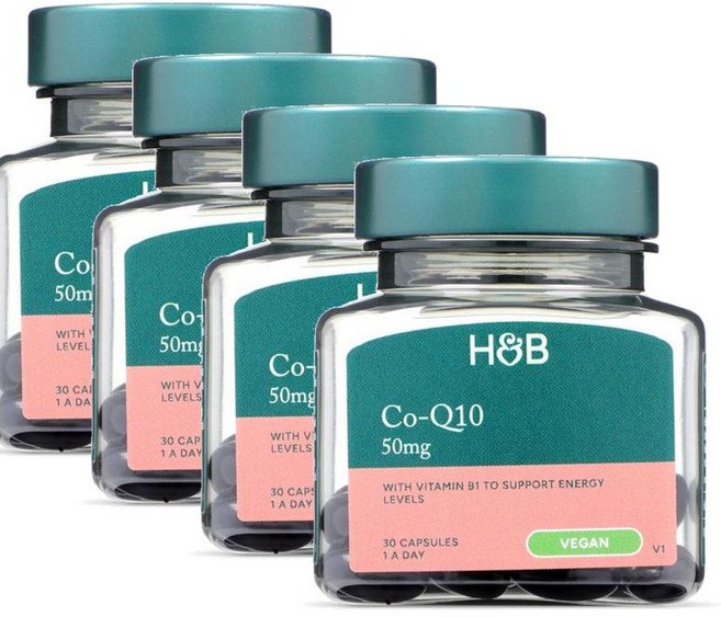 홀랜드앤바렛 코큐텐 50mg 에너지 타블렛 Holland & Barrett Co-Q10, 4개, 30정