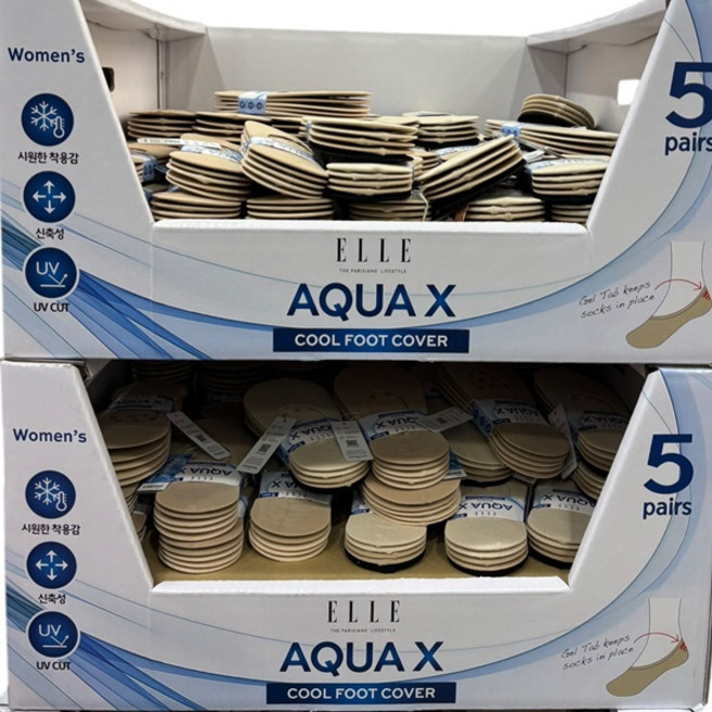 엘르 여성 아쿠아엑스 덧신