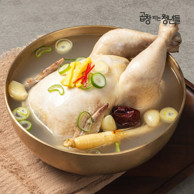 [G]바르온 삼계탕 1kg x 4팩 (실온보관), 4개
