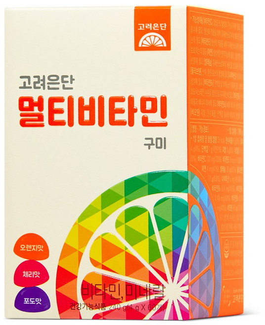 고려은단 멀티비타민 구미, 60회분, 1개