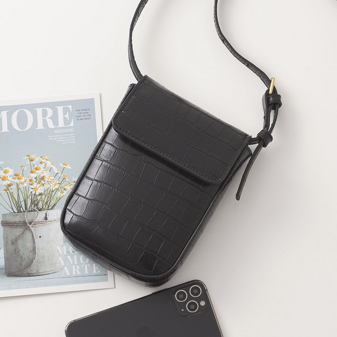 엔도르시 여성용 와니 플랩 미니 핸드폰 가방 EBA947