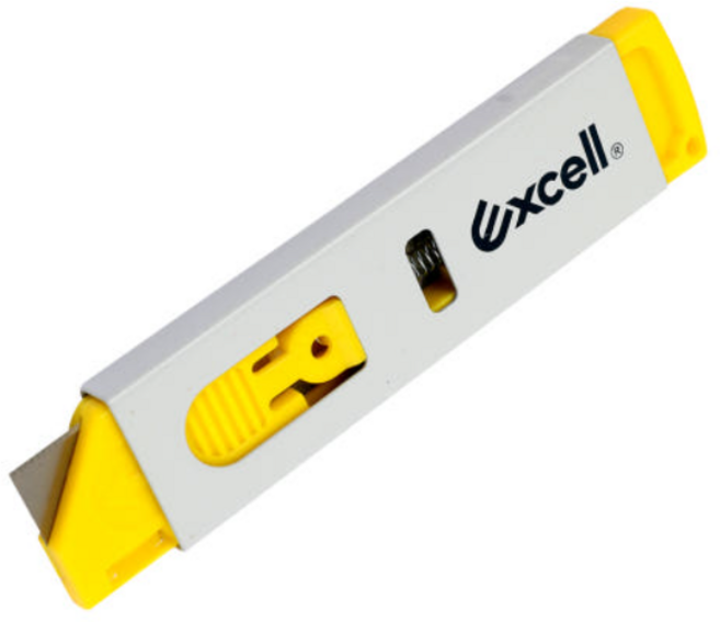 excell 휴대용 포켓 커터칼 HP-PK9, 회색&노란색, 2개