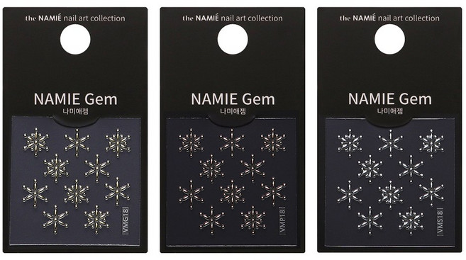 아이빛 더나미애 네일스티커 아트참 젬 180종 셀프 젤네일, VM, G_18, 1개