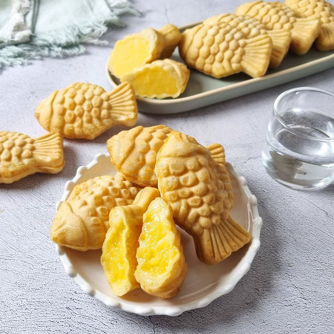 우리밀푸드 칼슘 슈크림붕어빵 1kg (50gx20입) 에어프라이어요리 (냉동), 1개