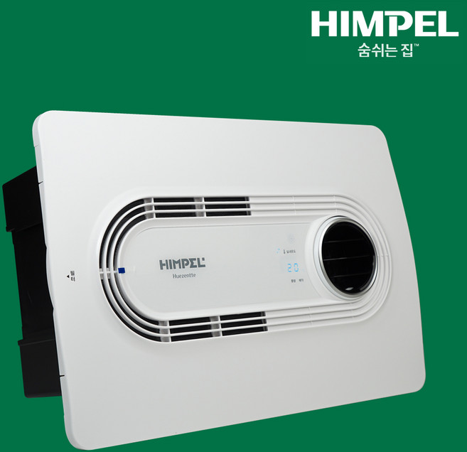 힘펠 휴젠뜨 라인 신형 FHDP150S1 업그레이드 휴젠트 복합형 환풍기 욕실 화장실 천장용 온풍 제습 천장용, 1대