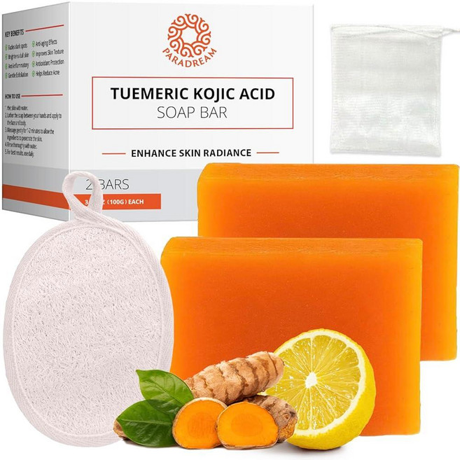 Kojic 산성 비누 2개입 1세트