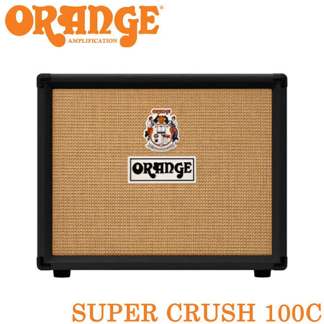 SUPER CRUSH 100C 고출력 기타 앰프 오렌지앰프, 1개, 블랙