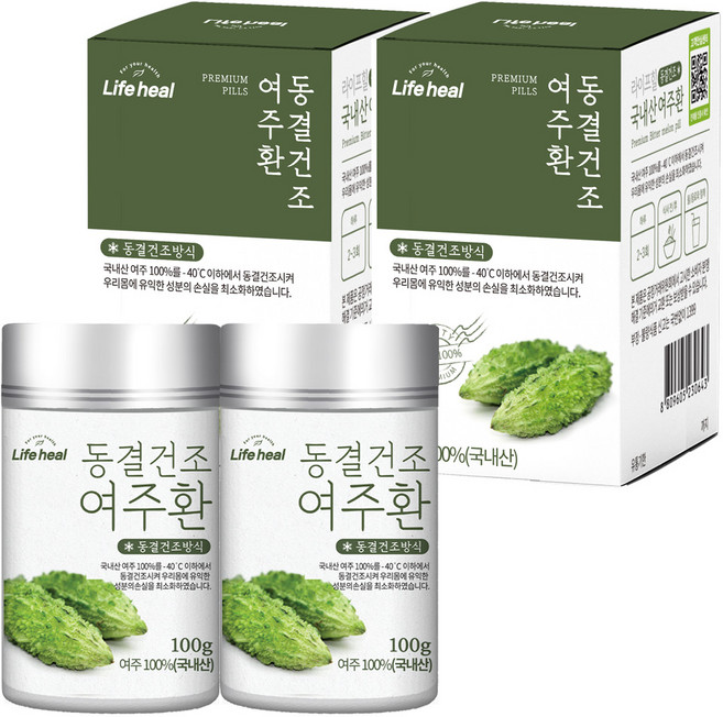 국내산 여주환 / 동결건조방식, 100g, 2개