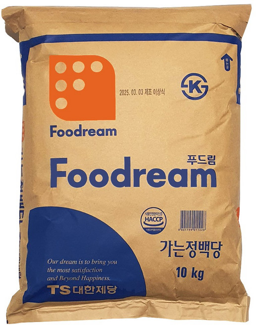 푸드림 하얀설탕, 10kg, 1개
