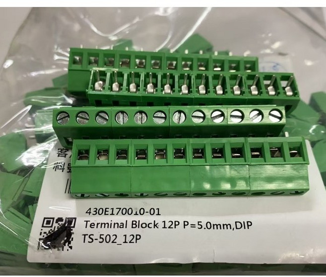 TS-502-12P 端子台 12P P=5.0mm, 1個