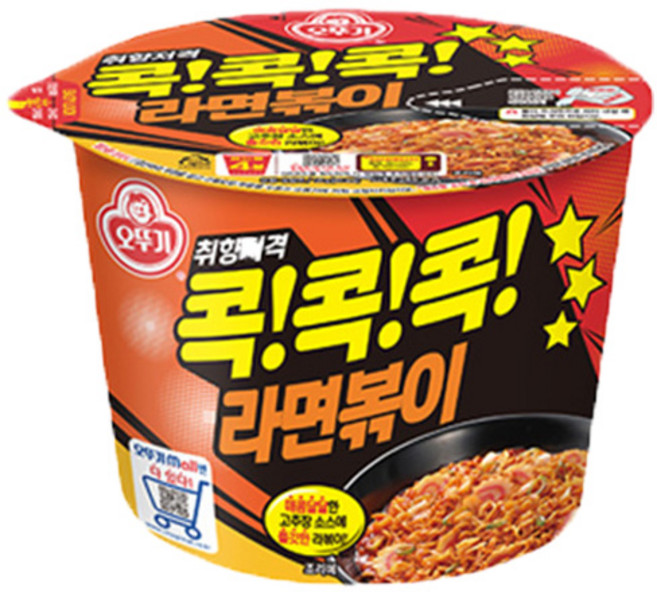 오뚜기콕콕콕 라면볶이 용기 120 g, 7개