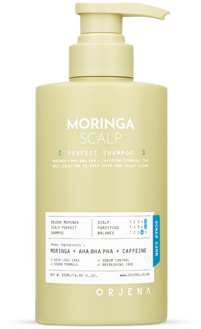 오르제나 모링가 스칼프 퍼펙트 샴푸, 1개, 500ml