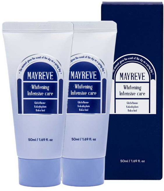 메이레브 바르는 글루타치온 기미 잡티 미백크림 크림 50mlx2개 보습 진정 저자극, 2개, 50ml