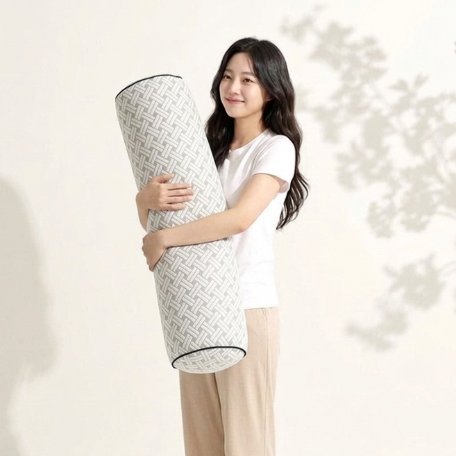 냉감 바디필로우 (커버+솜)포함 국산 솜빵빵 안고자는 롱쿠션 여름 시원한 숙면, color