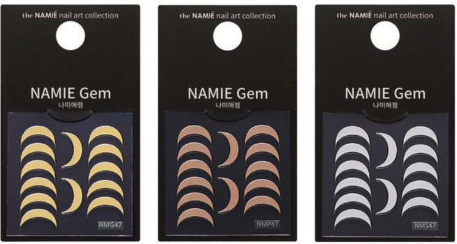 아이빛 더나미애 네일스티커 아트참 젬 180종 셀프 젤네일, NM, G_47, 1개