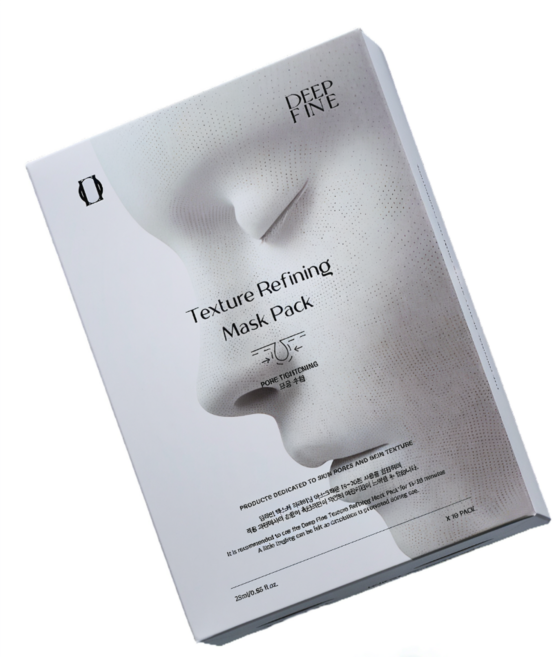 딥파인 텍스처 리파이닝 10분 깐달걀 진정 피지 블랙헤드 화이트헤드 요철정리 모공 마스크팩, 2개, 10개입