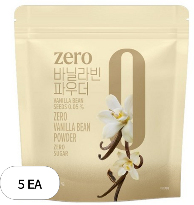 네이쳐티 ZERO 바닐라빈파우더, 500g, 5개, 1개입