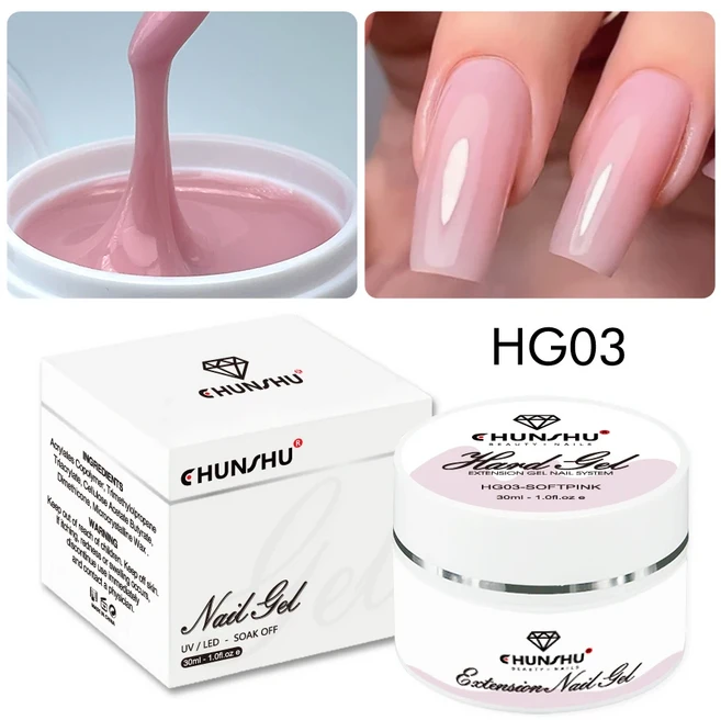 네일 확장을위한 30ML 하드 젤 밀키 화이트 빌더 생성자 셀프 레벨링 강화 위장 매니큐어, 05 3