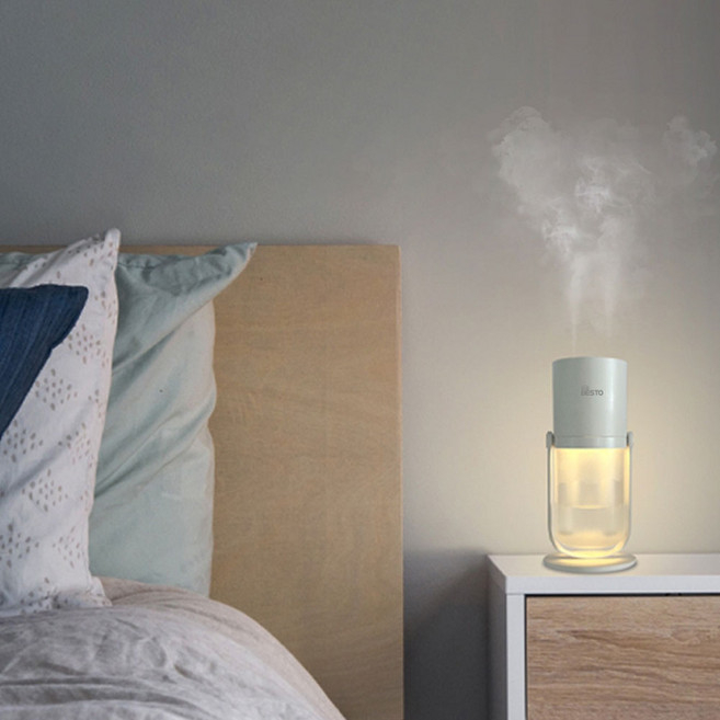 무선 휴대용 듀얼미스트 미니 가습기 차량용 사무실 책상용