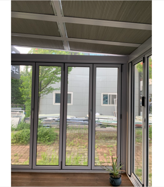 벌집형 썬바이저/암막 허니콤 블라인드/썬 쉐이드/썬룸 블라인드 DIY 셀프시공, 라이트그레이3005B, 블랙, 심플리시티, 1개