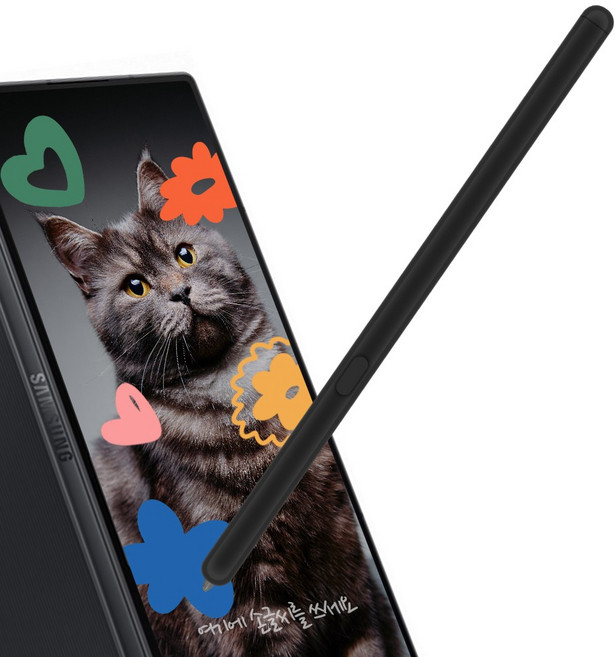 갤럭시 터치펜 폴드6 5 4 3 전용 호환 S펜, 1개, 블랙
