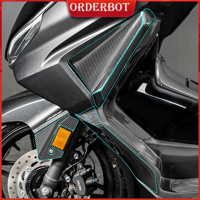 오더봇 포르자 forza 카본 무늬 스티커 데칼 스크레치 방지 보호 패치, 타입B, 1개