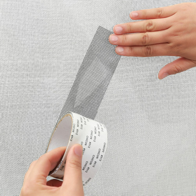 방충망 방충망보수 방충망보수테이프 벌레차단 보수스티커 모기장수선테이프 방충망수선테이프 3p세트 스티커 곰 보수 테이프 방충망교체 구멍 셀프 붙이는방충망 방충망테이, 방충망 보수 테이프 셀프수리 잘라쓰는 롤타입 2p세