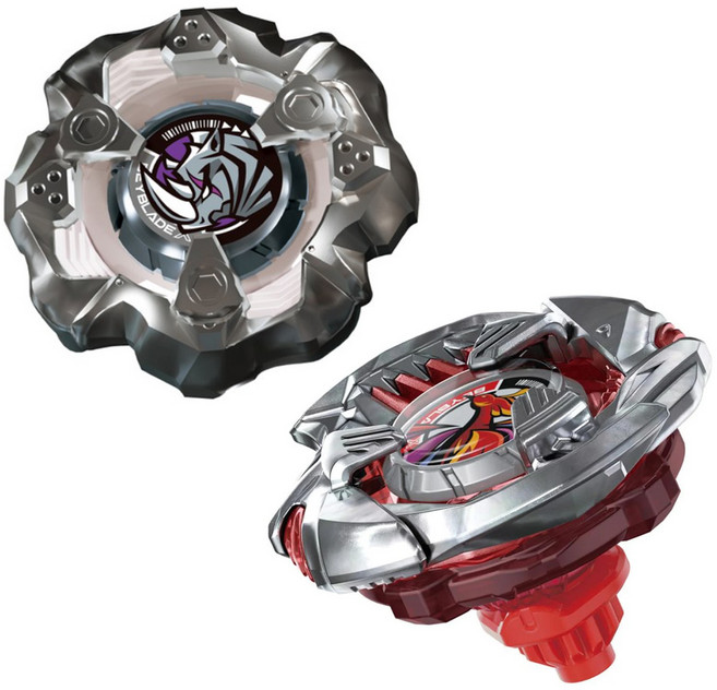 베이블레이드 BX-38 크림슨 가루다 + BX-19 라이노 혼, 1개, 혼합색상