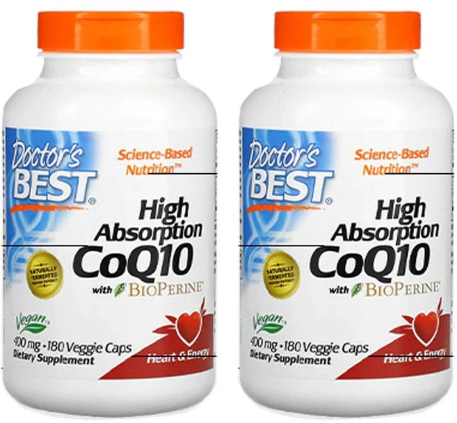 닥터스베스트 하이 앱솔션 CoQ10 400mg 베지 캡, 180정, 2개 - 쿠팡