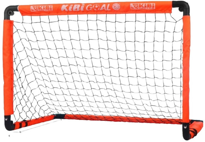 KiBi GOAL 折疊式兒童足球門 親子戶外足球訓練, 1個, 單門橘色