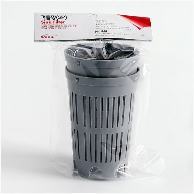 우일 싱크대 배수구 거름망2p 싱크대거름망 배수구망