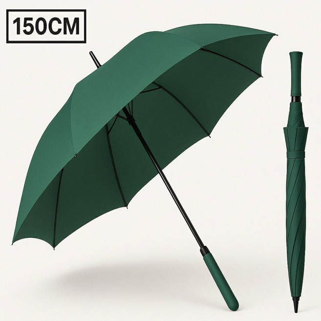 슈렌다 원터치 튼튼한 장우산 자외선 UV차단 여름 장마용 남녀공용 골프우산