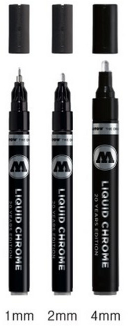 [모로토우]크롬마커 (1 / 2 / 4 mm), [6591150]1mm, 1개, [6591150]1mm