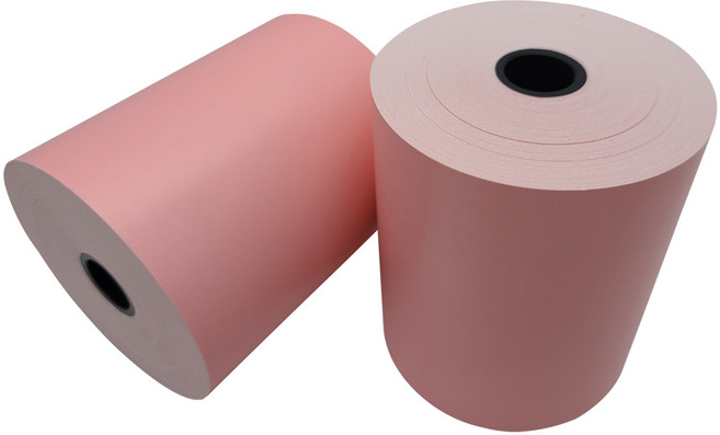 <당일출고>[한솔] 컬러 감열지 79x70 지관12mm (분홍색/10롤) 무약관 BPA-FREE 영수증 Hansol