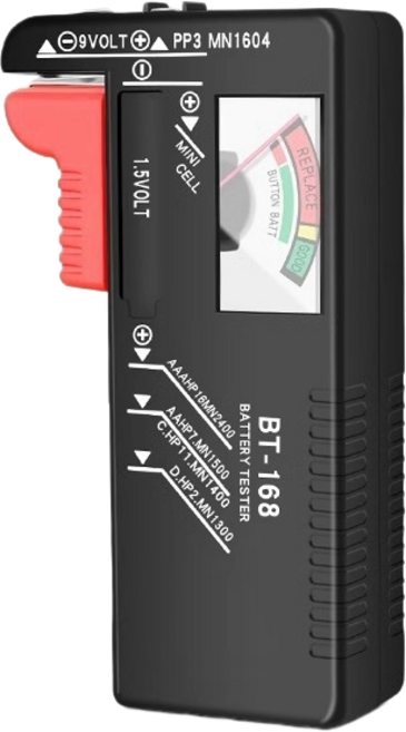 電池容量測試器 BT-168 數位顯示 3號4號 1.2V 1.5V 9V, 1個