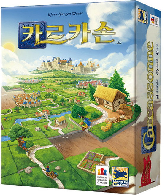 코리아보드게임즈 카르카손 보드게임, 혼합색상, 1개