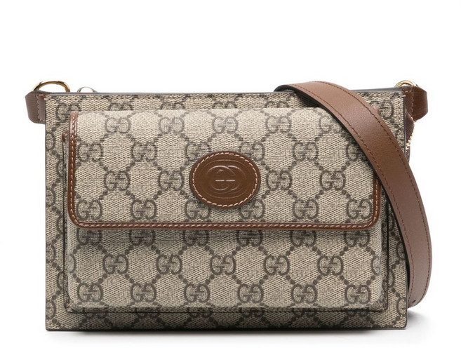 구찌 GG 수프림 캔버스 벨트 백