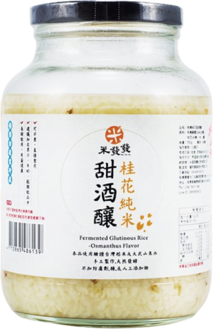 米發發 甜酒釀 桂花純米, 1個