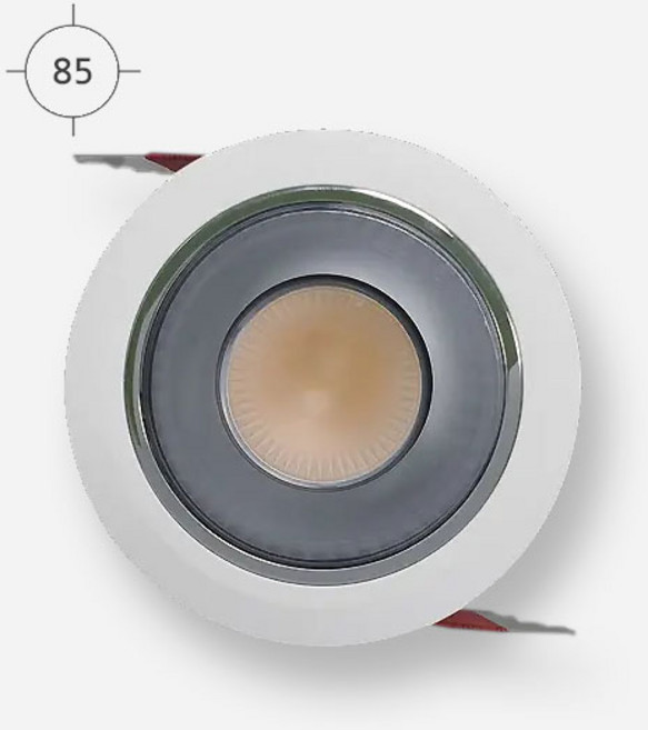 다운라이트 EL-9550 방습형 15W 3.5인치 매입등 LED등 플리커프리 황제라이팅 천장 인테리어조명 매립등 15와트, (주광색)6000K, 1개