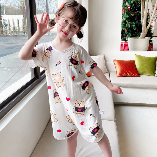 시월에인절 아기 여름 실내복 아기 수면조끼 잠옷