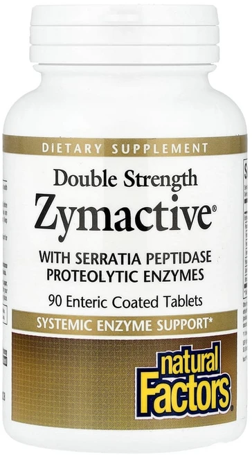 네츄럴팩터스 Zymactive 더블 스트렝스 장용성 코팅 타블렛 90정, 1개 - 쿠팡