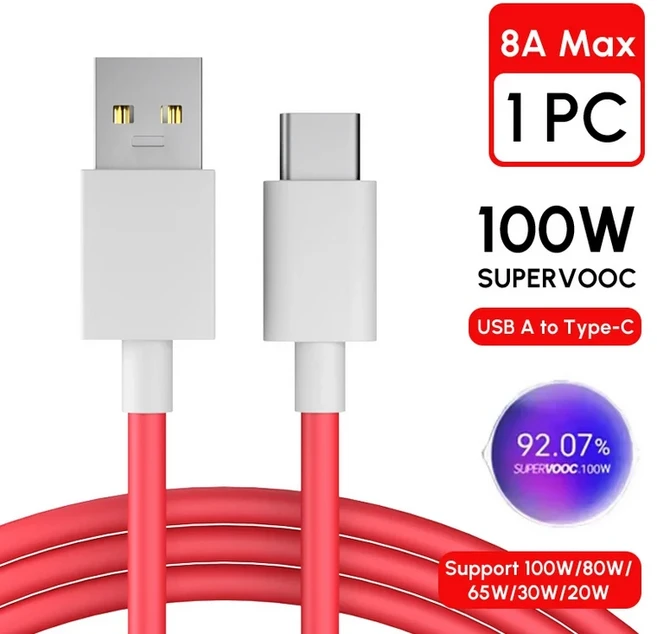 150W 100W 원플러스 충전 케이블 10A 8A 타입 C 슈퍼부스트 고속 충전 코드 원플러스 13R 13 12 12R 11 10, 01 8A USB C to USB A, 03 2미터