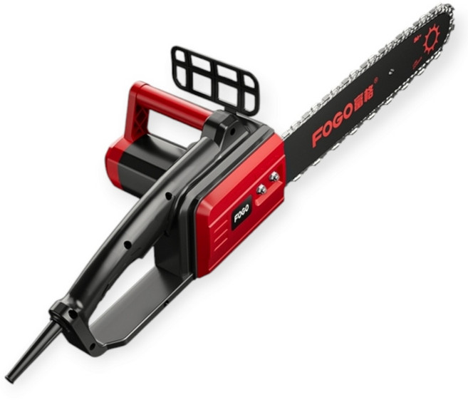 낭만샵 전기톱 유선 220V 벌목용 나무 체인톱, 1개, 12인치(체인2개+가이드플레이트1개)