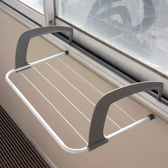 빨랫대 창틀 수건 행주 걸이 발코니 창틀 건조대 all*6889iI, 1, 본상품선택, 상세페이지 참조