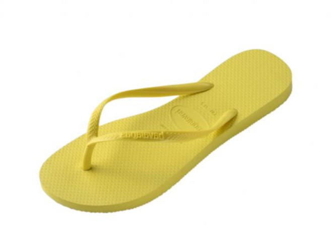 하바이아나스 슬림 플립플랍 쪼리 Pixel Yellow 123361