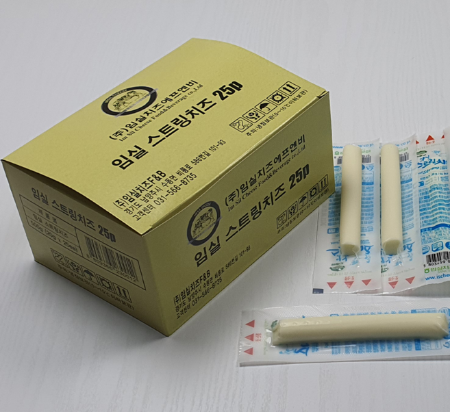 임실치즈농협 스트링치즈 500g 한박스(20g x 25개입), 25개, 20g