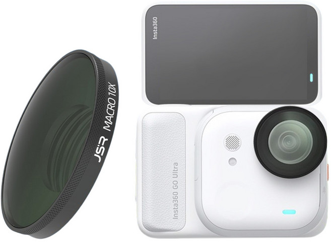 Insta360 GO Ultra 전용 매크로 렌즈 필터 근거리 접사 모자마운트 사용 고 울트라, 1개