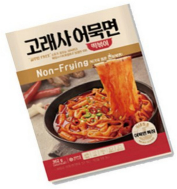 고래사 어묵면 떡볶이 362g (튀기지 않은 찐어묵면), 8개